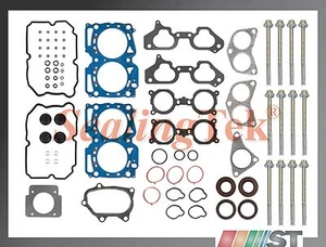 Fit 06-12 Subaru EJ255 EJ257 Turbo Engine Cylinder Head Gasket Set w/ Bolts Kit - Foto 1 di 1
