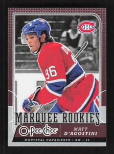 Matt D'Agostini RC 2008-09 O-Pee-Chee Montreal Canadiens #523 - Picture 1 of 2
