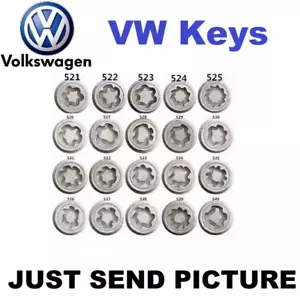 Volkswagen VW Security Master Locking Wheel Nut Key Bolt Match Matching Service - Picture 1 of 1