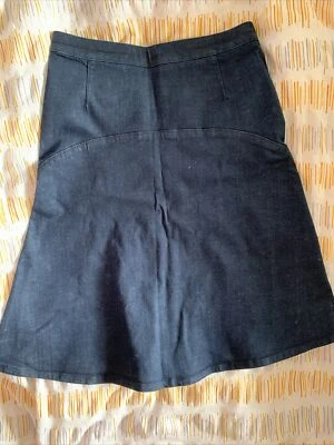 Esprit Women Denim Skirt With Fishtail Back Size 8 - Image 1 of 3
