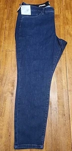 Ava & Viv Womens Regular Fit Skinny Jeans, Mid Rise, Blue, Size 20 - Picture 1 of 4