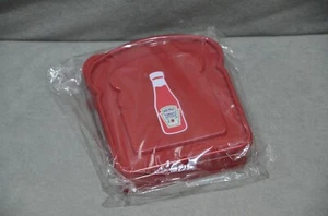 Heinz Official Merchandise Tomato Ketchup Sandwich Box 2015 Plastic Container - Foto 1 di 8