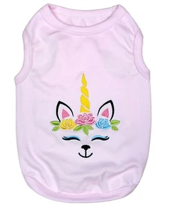 MSRP $20 Parisian Pet Unicorn Dog T-shirt Pink Size 2XL - Picture 1 of 1