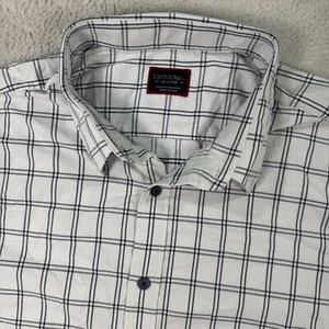 UNTUCKit Shirt Mens 2XL White Check Long Sleeve Tayson Casual Button Down Preppy - Picture 1 of 7