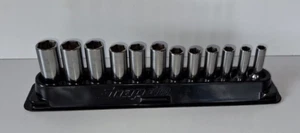 SNAP-ON SFSM 3/8" Dr   12pc 6pt Deep Well Socket Set 8-19mm (with Magnetic Tray) - Bild 1 von 4