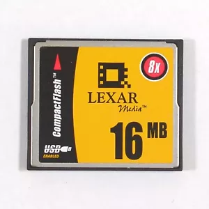 LEXAR Media 16MB CompactFlash CF Memory Card - Picture 1 of 3