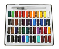 Aquarell Malkasten, Farbkasten 48 Farbtöne Metallkasten inkl. Wassertankpinsel