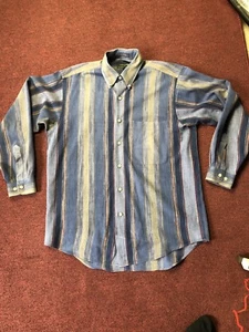 colors by alexander Hemd langarm Gr. M. Blau gestreift Button Down - Bild 1 von 9