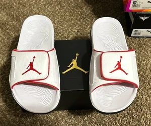 Jordan Hydro 3 Retro Slide “white University Red” Men’s 8 - Picture 1 of 9