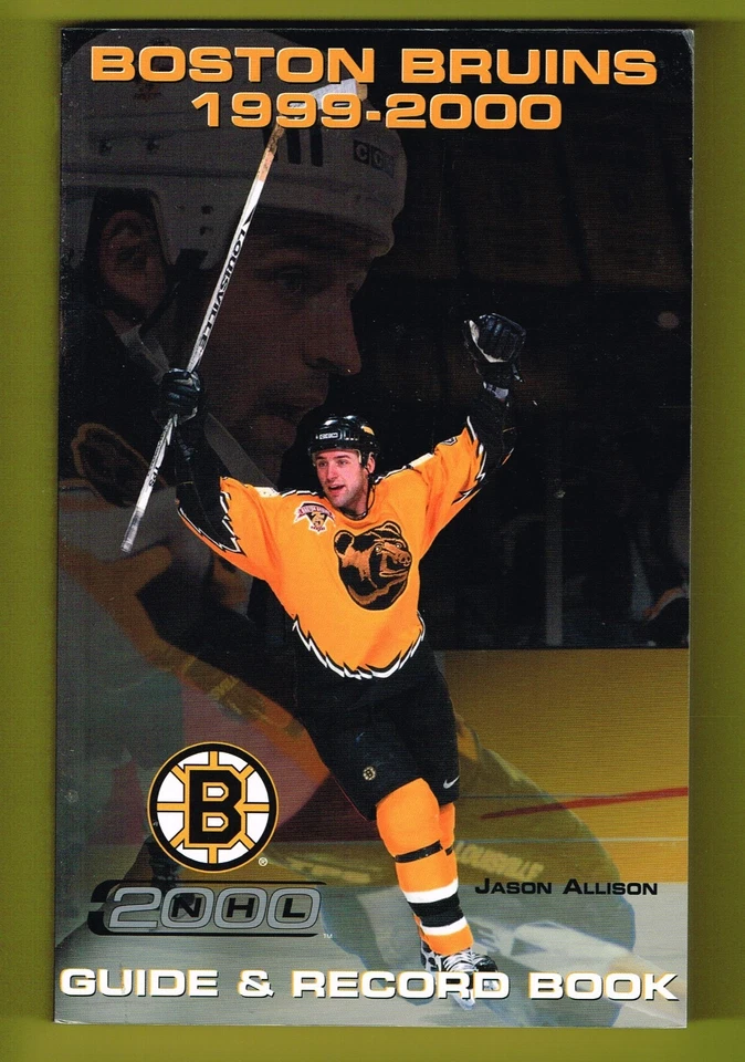 1999-00 Boston Bruins NHL Hockey Media Guide - Image 1 of 1