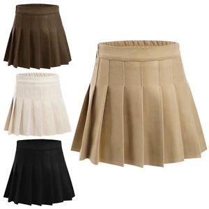 Kids Girls Underskirt A-Line Skirts Fashion Miniskirt Cosplay Skorts Scooter - Picture 1 of 47