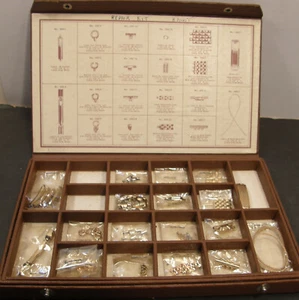 VINTAGE PARTIAL JB CHAMPION WATCH BAND REPAIR KIT GOLD FILLED LINKS RATCHETS - Picture 1 of 12