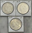 New ListingLot of (2) 1921-D (1) 1921-P Morgan Dollar - Vf - Xf - 90% Silver