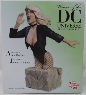 DC Direct Woman of the DC Universe Black Canary Mini-Bust Damaged - Image 1 of 4