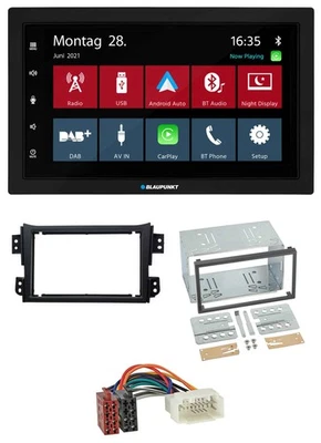 Blaupunkt MP3 Bluetooth DAB 2DIN USB Autoradio für Opel Agila B Suzuki Splash 20 - Bild 1 von 4