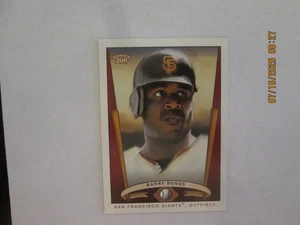 CARTA BASEBALL BARRY BONDS GIANTS 2002 TOPPS 206 #T206-8 SPEDIZIONE GRATUITA - Foto 1 di 2