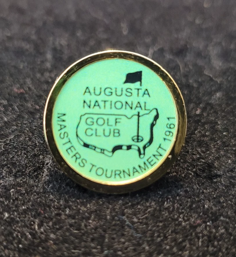 Masters Championship at Augusta Stem Style Gary Player 1961 primera de 3 victorias Foto 1 de 2