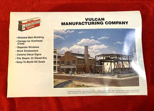 Walthers Cornerstone ESCALA HO 933-3045 VULCAN MANUFACTURING Co. Kit NUEVO - Imagen 1 de 3