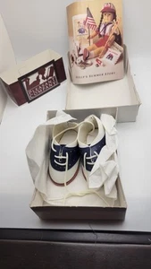 MUÑECA AMERICAN GIRL MOLLY'S Conjunto de Campamento RARO AZUL MARINO ZAPATOS DE SILLA SOLO en CAJA - Imagen 1 de 5