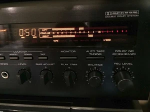 Yamaha KX-670 Stereo Cassette Deck 3-Head 3-Motor HX Pro Dolby B/C NR - Tested - Picture 1 of 8