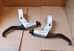Shimano M739 Deore XT Vee V-brake levers BL-M739 Silver (jp4) - Picture 1 of 4
