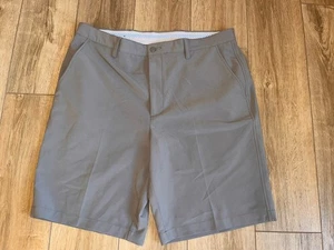 Footjoy FJ Performance Golf Shorts Mens 38 Solid Gray Stretch Mint - Picture 1 of 4