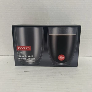 Vidrio Bodum Pavina (Personalizado), Vidrio Aislante Doble Pared, 12 Oz (Juego de 2)  - Imagen 1 de 3