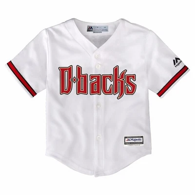 Arizona Diamondbacks Majestic MLB Cool Base Infant Home White Baseball Jersey - Image 1 of 4
