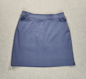 NUEVO CON ETIQUETAS Kim Rogers Falda Corta Pull On Mujer Talla 8 Azul Canal Control Abdomen Elastizada - Imagen 1 de 14