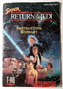 Star Wars Return of the Jedi (Super Nintendo) SNES Bedienungsanleitung NUR Farbe - Bild 1 von 8