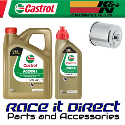 Kit de servicio para Yamaha XV1900 CTS Stratoliner S 2006-2010 cromo Castrol y K&N Foto 1 de 4