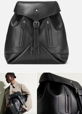 $2130 MSRP - Montblanc model 131210 Soft Backpack - Image 1 of 3