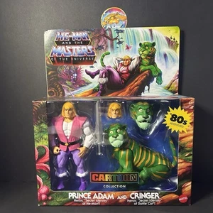 HE-MAN and the Masters of the Universe Cartoon Collection Prince Adam & Cringer - Picture 1 of 6