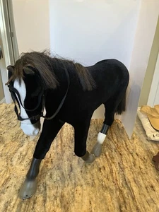 American Girl Black Velvet Horse 16” Retired 2008 Collectible - Picture 1 of 5