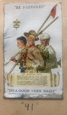 Álbum de recortes del área de Seattle de 1940: fútbol, ​​béisbol, boy scout, menú, boletos, etc. Foto 1 de 4