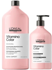 L'OREAL VITAMINO COLOR SHAMPOO 1.5 L + VITAMINO COLOR CONDITIONER 750 ML - Picture 1 of 3