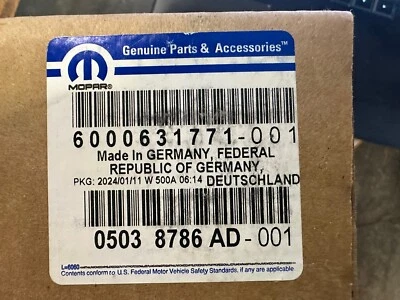 GENUÍNO FABRICANTE DE EQUIPAMENTO ORIGINAL 2004-2022 DODGE RAM 5.7 elevadores hidráulicos e jugo traseiro 5038786AD - Imagem 1 de 3