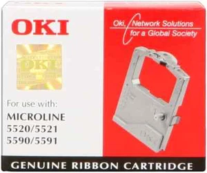 Originale OKI 01126301 Nastro NERO per Microline 5520, 5521, 5590, 5591. - Foto 1 di 1