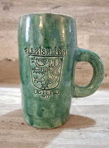Taza jarra de cerveza Stein vintage 1977 - Flamish Inn Ostende - grande - coleccionable - Imagen 1 de 7