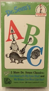 Dr. Seuss's ABC-I kann mit geschlossenen Augen lesen - Mr. Brown Can Moo! Can You VHS 1989 Neu - Bild 1 von 2