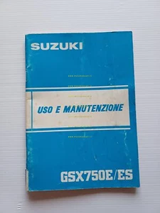 Suzuki GSX 750 E - ES 1983 manuale uso manutenzione originale italiano - Picture 1 of 12