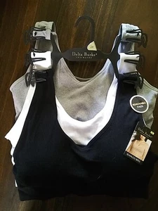 DELTA BURKE INTIMATES Seamless Bras, Removeable Pads, Size 2X *NEW With Tags* - Picture 1 of 3