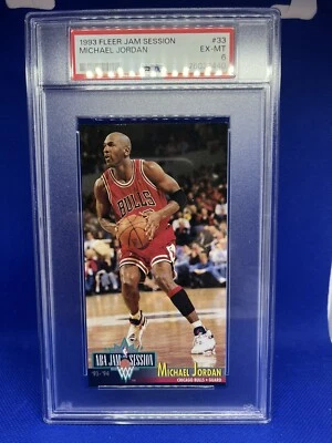 1993 Fleer Jam Session #33 ~ Michael Jordan ~ PSA 6 - Image 1 of 2