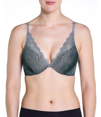 New Spanx Women's Undie-tectable Push-Up Plunge Bra Mlcht Ombre 30030R Vrty Szs - Image 1 of 3