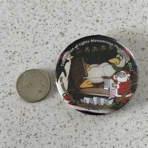 2011 Celebration Of Lights Menominee Park Wisconsin Pinback Button #45309 - Picture 1 of 2