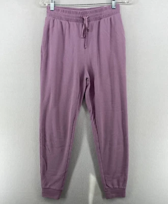 Pantalones deportivos VICTORIA'S SECRET XS térmicos gofre salón púrpura Foto 1 de 4