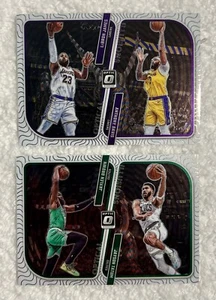 OPTIC "2023-24 OPTICAL ILLUSIONS" LEBRON JAMES/AD JAYLEN BROWN/JAYSON TATUM - Picture 1 of 2