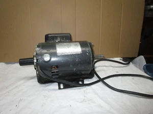 Sears 1HP 110V capacitor reversible 2 shafted elect motor, #113. 12171, tested - Picture 1 of 7