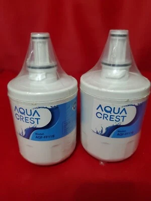 Pack of 2 Aqua Crest Refrigerator Water Filter. Model AQF-FF11B - SEALED - Image 1 of 4