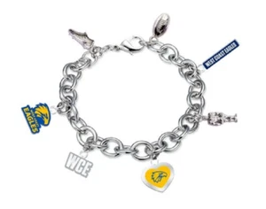 West Coast Eagles Official AFL Team Logo 7 Charm Bracelet Mothers Day Christmas - Picture 1 of 1